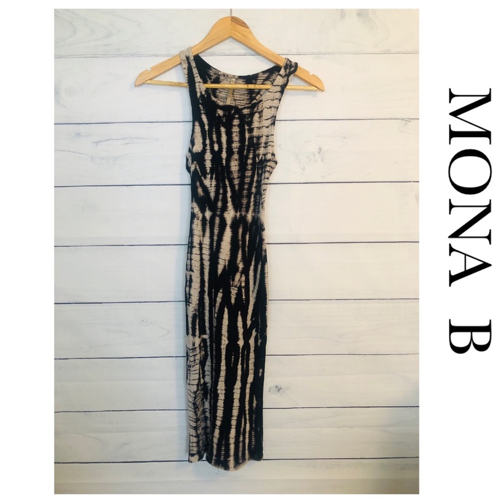 Mona B Fitted Tie Dye Tank Dress